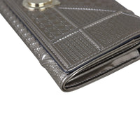 Dior Diorama Wallet on Chain Micro-Cannage Corner Close Up