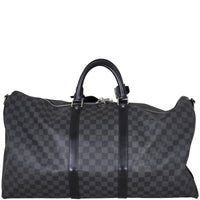 Louis Vuitton Keepall 55 Bandouliere Damier Graphite Back