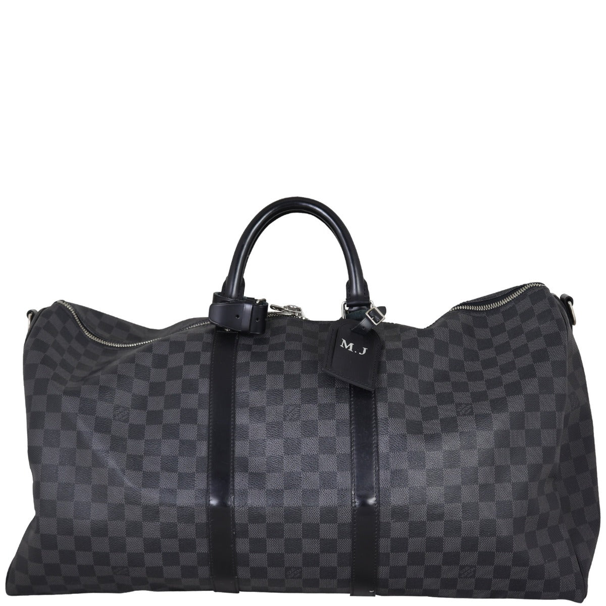 Louis Vuitton Keepall 55 Bandouliere Damier Graphite Front