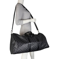 Louis Vuitton Keepall 55 Bandouliere Damier Graphite Mannequin