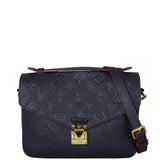 Louis Vuitton Pochette Metis Monogram Empreinte Front With Strap