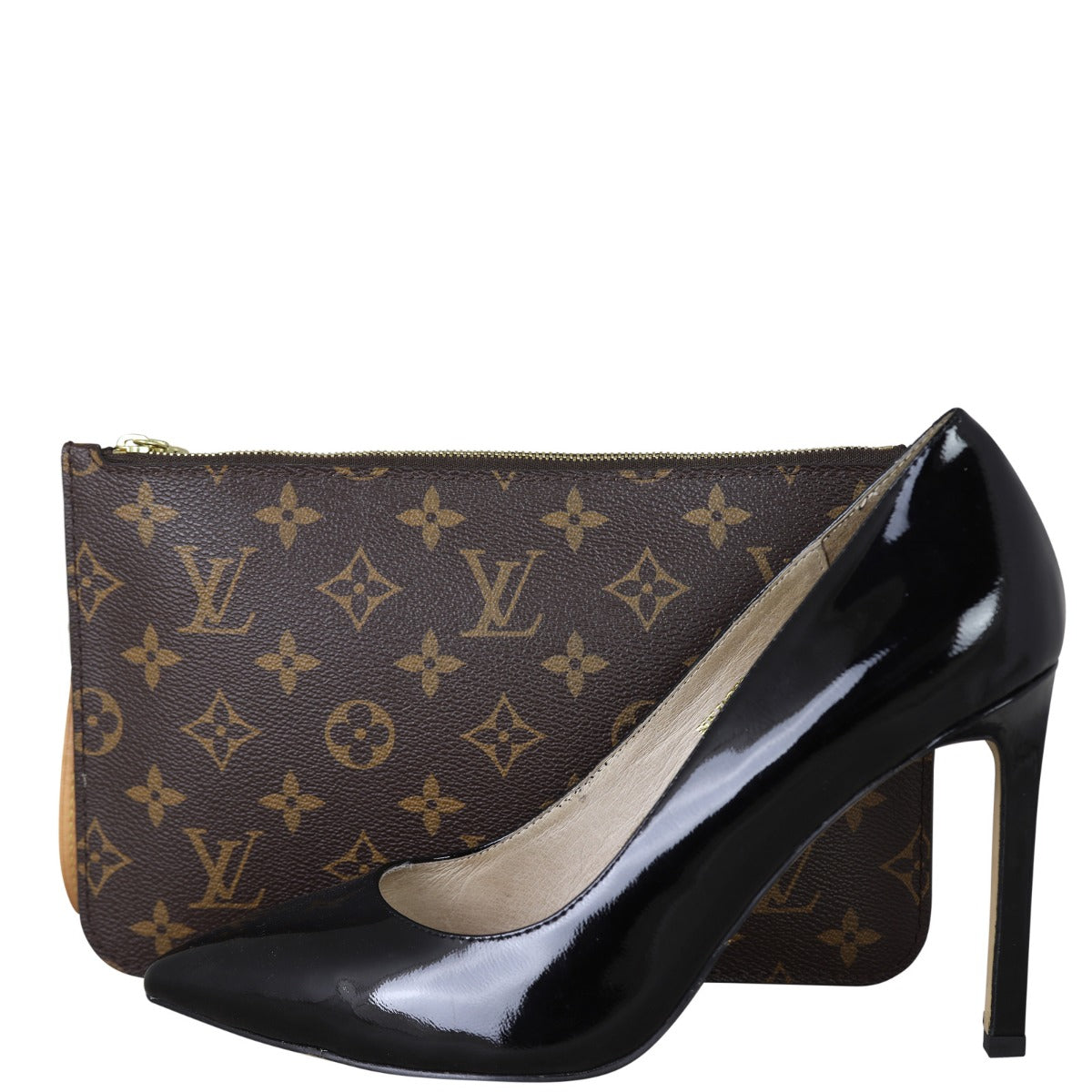 Louis Vuitton Neverfull MM Monogram pouch Shoe