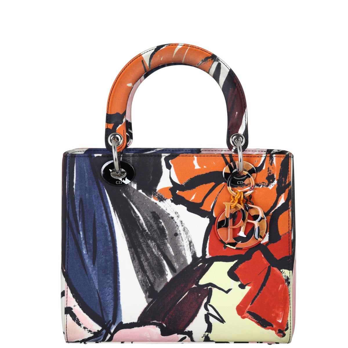 Dior Lady Dior Graffiti Medium Front