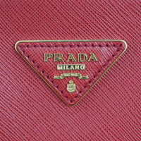 Prada Saffiano Lux Galleria Double Zip Tote Medium Hardware