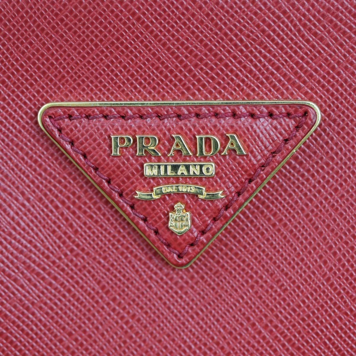 Prada Saffiano Lux Galleria Double Zip Tote Medium Hardware