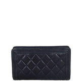 Chanel Boy Long Flap Wallet Back