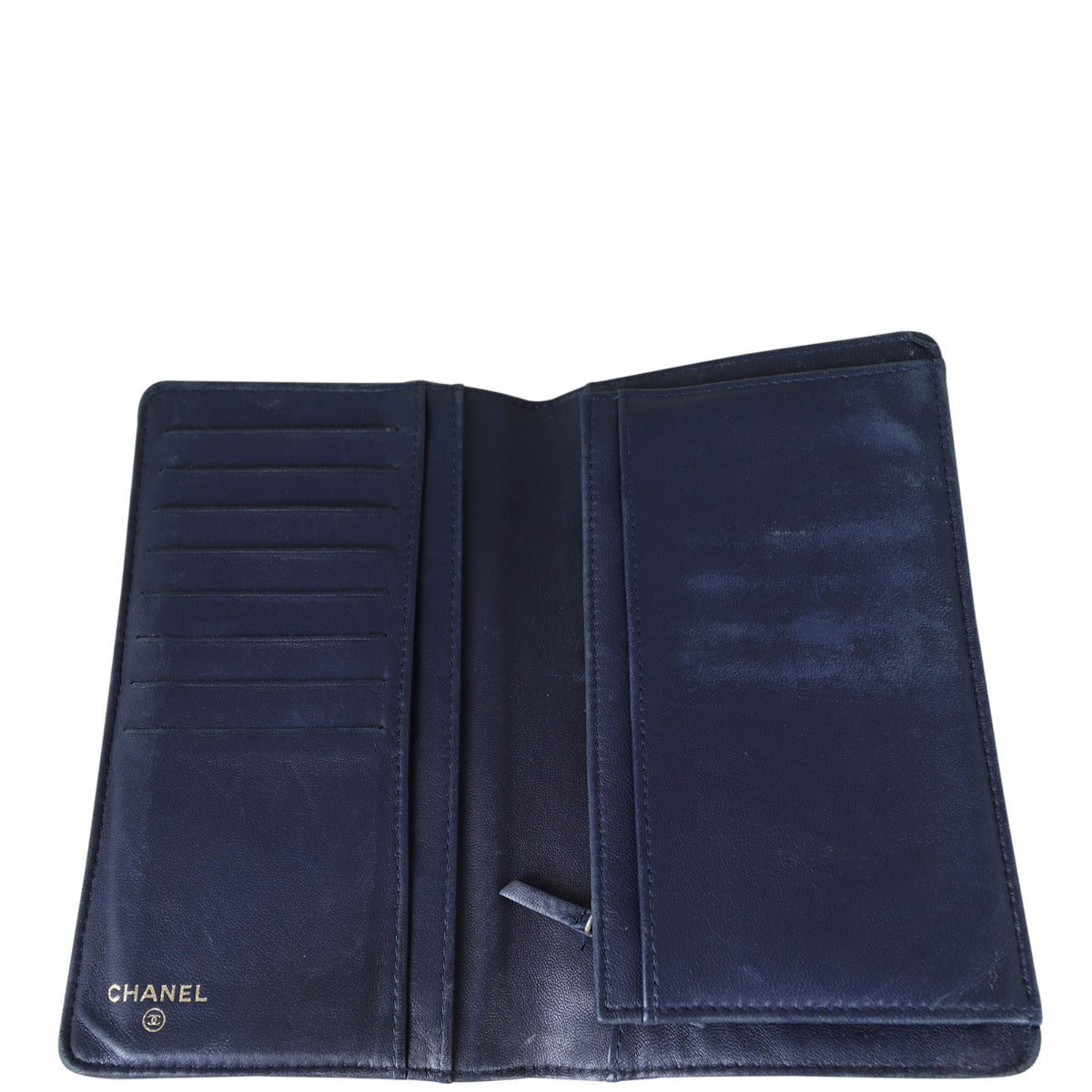 Chanel Boy Long Flap Wallet Interior