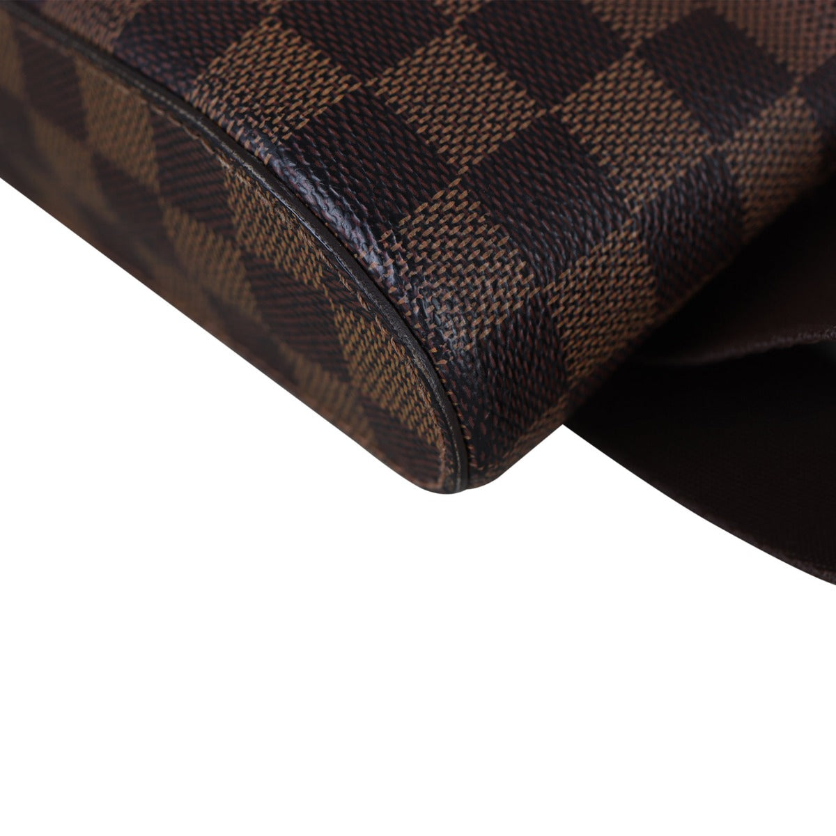 Louis Vuitton Geronimos Waist Bag Damier Ebene Corner Closeup