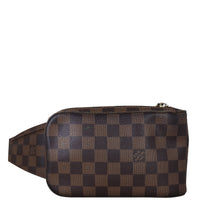 Louis Vuitton Geronimos Waist Bag Damier Ebene Front