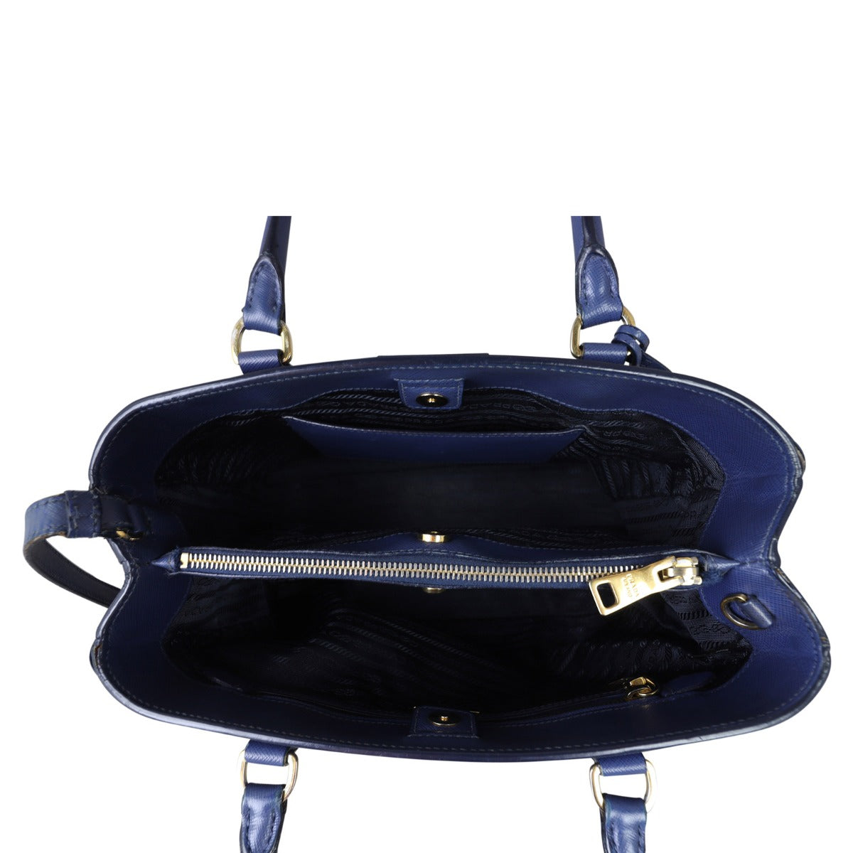 Prada Saffiano Galleria Lux Tote Medium Whole Interior