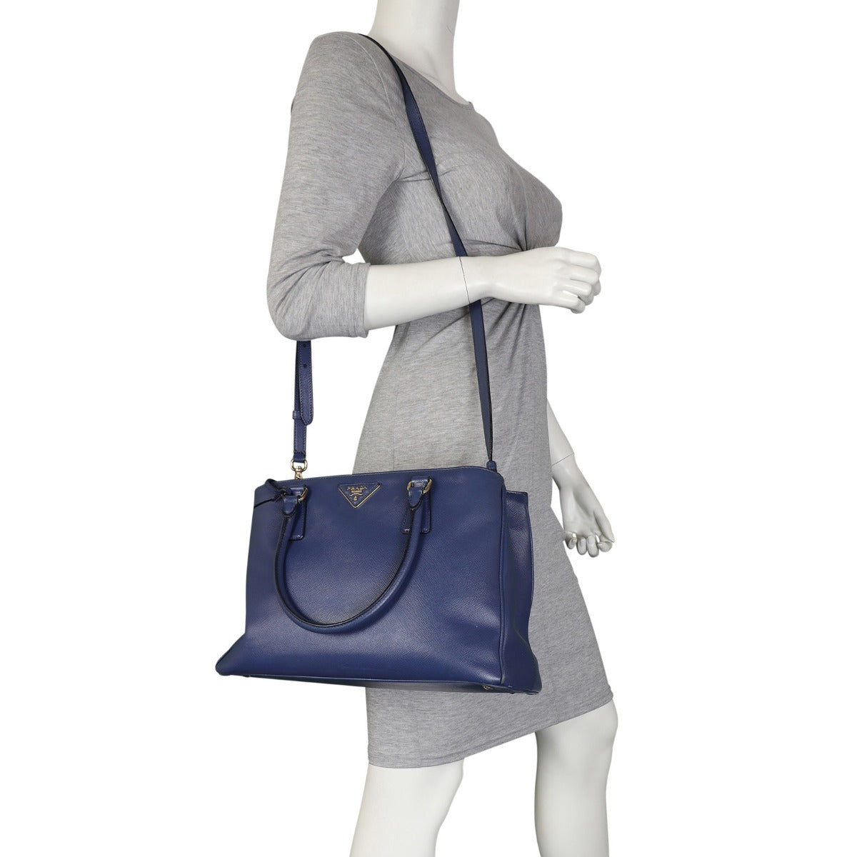 Prada Saffiano Galleria Lux Tote Medium Mannequin