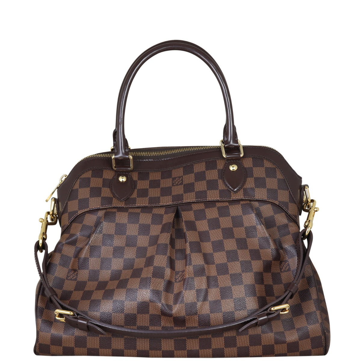 Louis Vuitton Trevi PM Damier Ebene Front With Strap