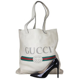Gucci Leather Logo Tote Shoe