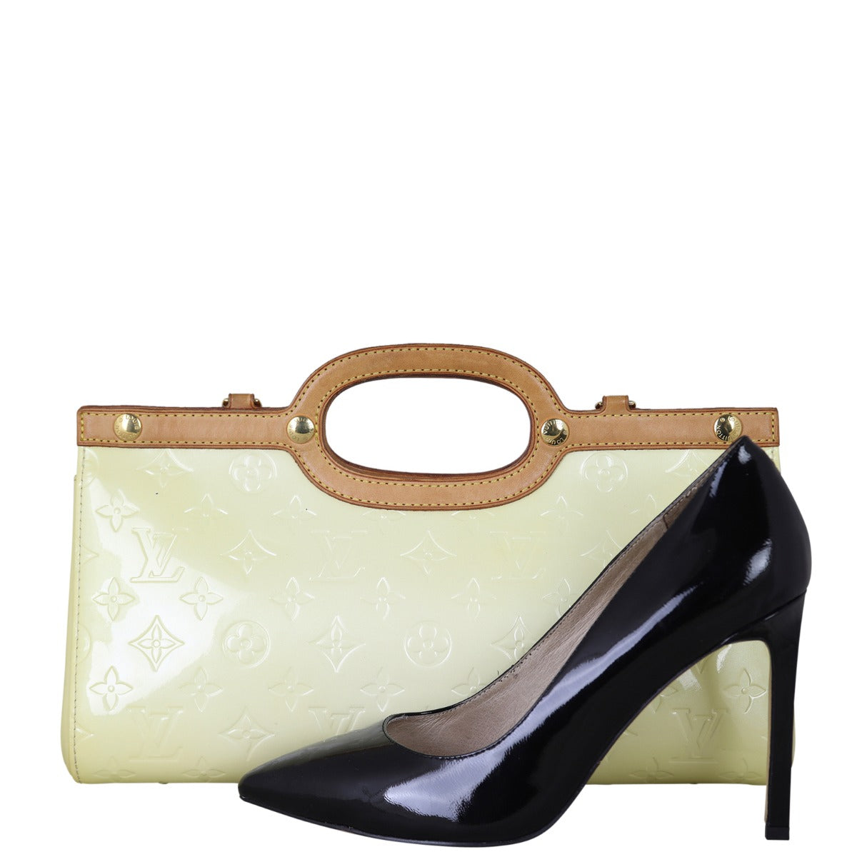 Louis Vuitton Roxbury Drive Monogram Vernis Front with Shoe