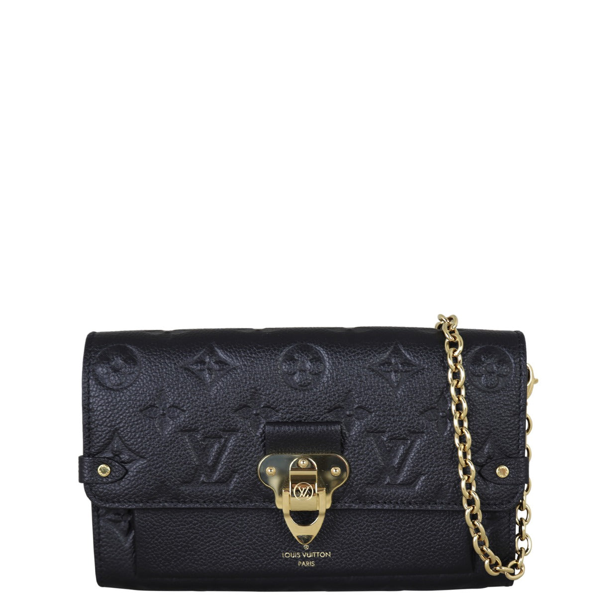 Louis Vuitton Vavin Chain Wallet Monogram Empreinte Front With Chain