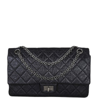 Chanel 2.55 Reissue 225 Double Flap Bag Front With Chain