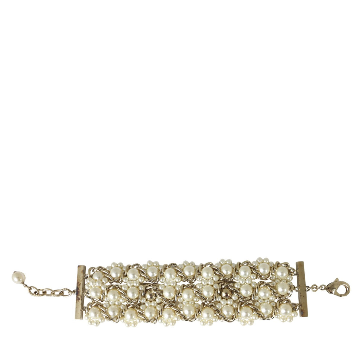 Chanel CC Pearl Bracelet
