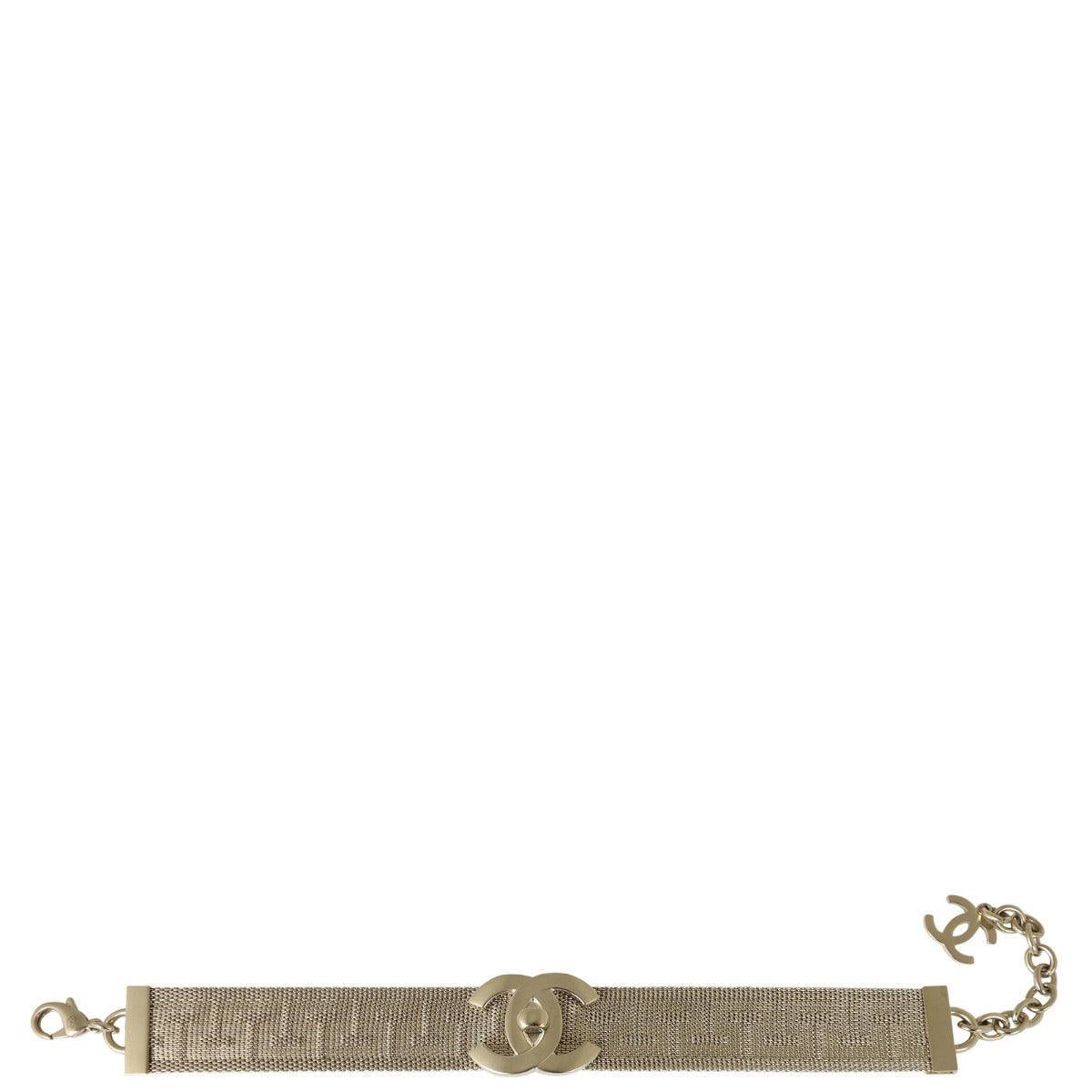 Chanel CC Logo Mesh Choker