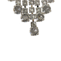 Chanel CC Crystal Drop Earrings