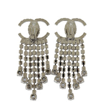 Chanel CC Crystal Drop Earrings