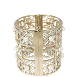 Chanel CC Pearl Cuff