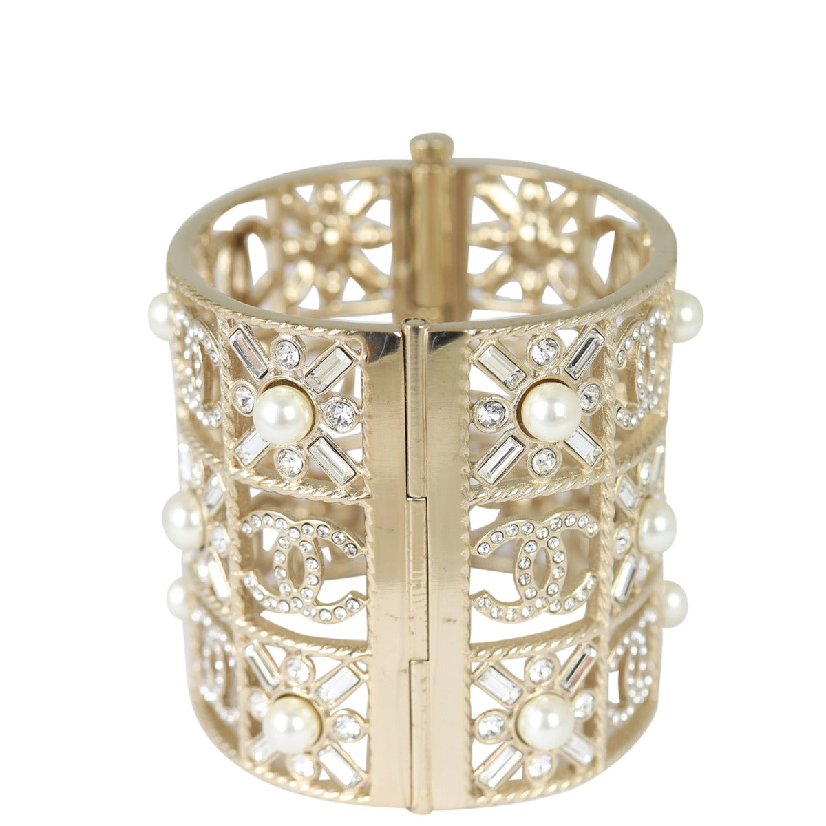 Chanel CC Pearl Cuff
