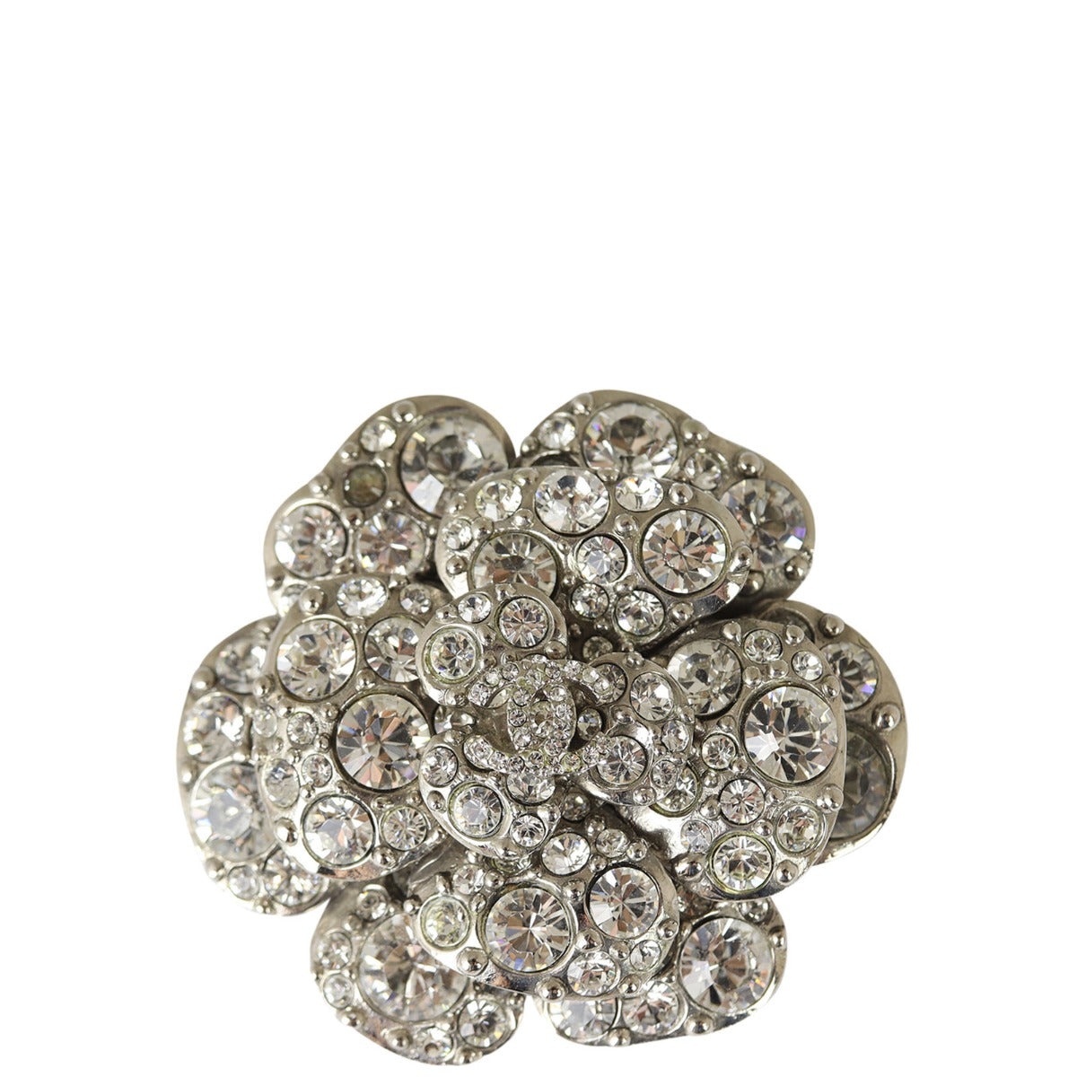 Chanel Crystal Flower Brooch