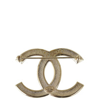 Chanel CC Crystal Brooch