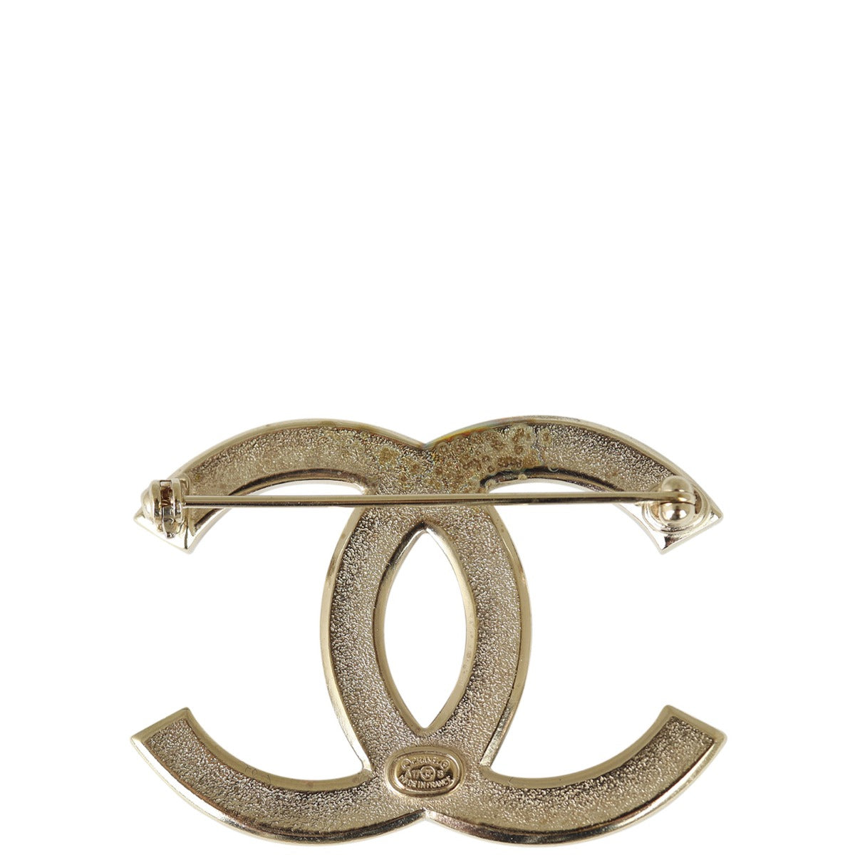 Chanel CC Crystal Brooch