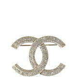 Chanel CC Crystal Brooch