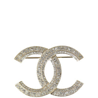 Chanel CC Crystal Brooch