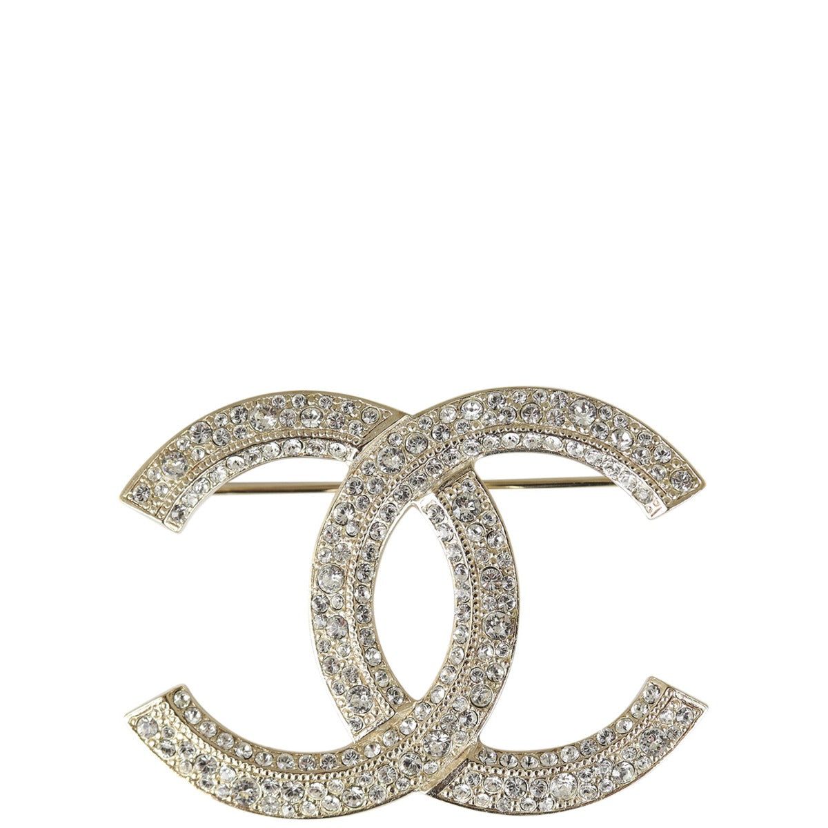 Chanel CC Crystal Brooch