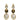 Chanel CC Clip On Crystal Earrings (black)