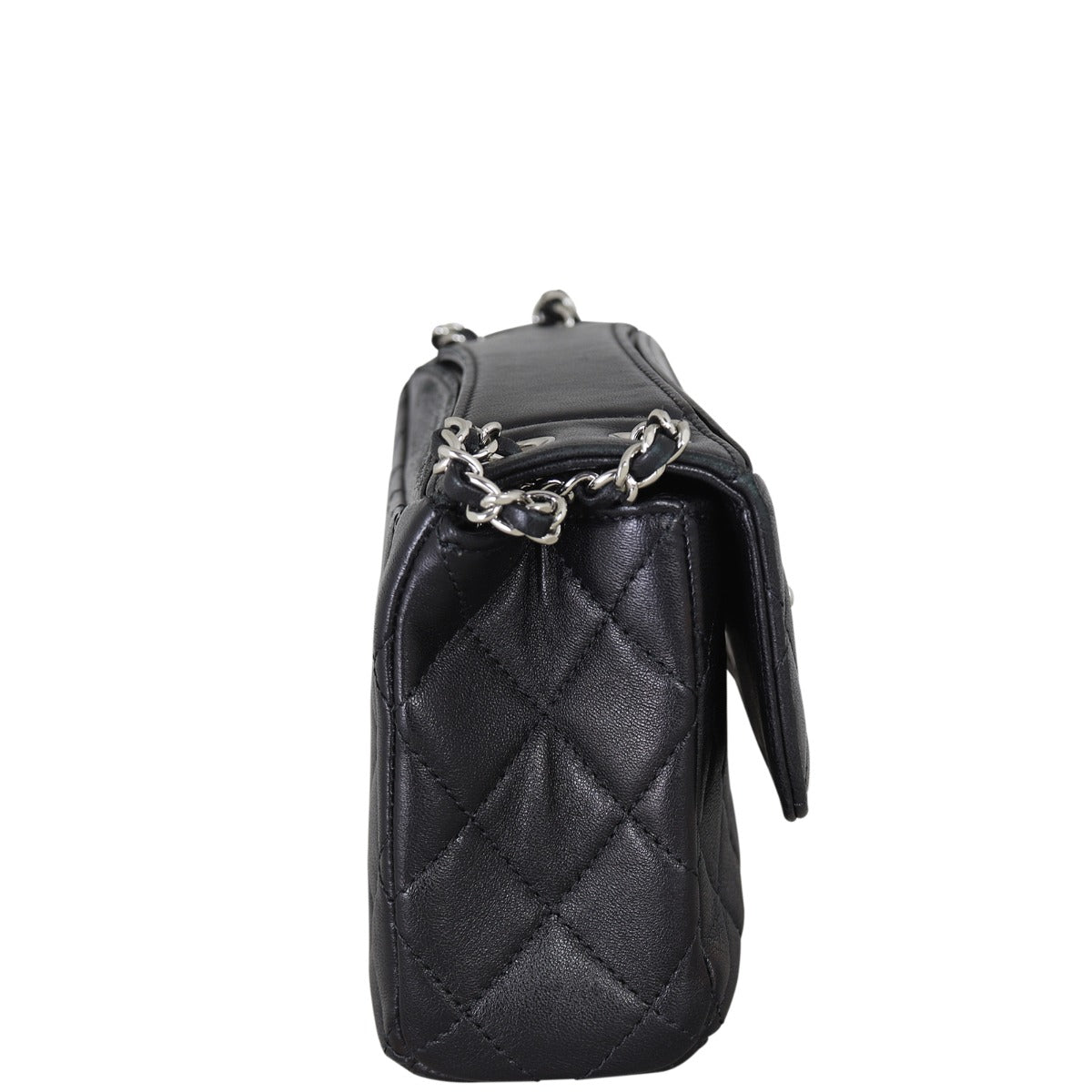 Chanel CC Single Flap Bag Side