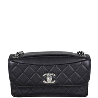 Chanel CC Single Flap Bag Front