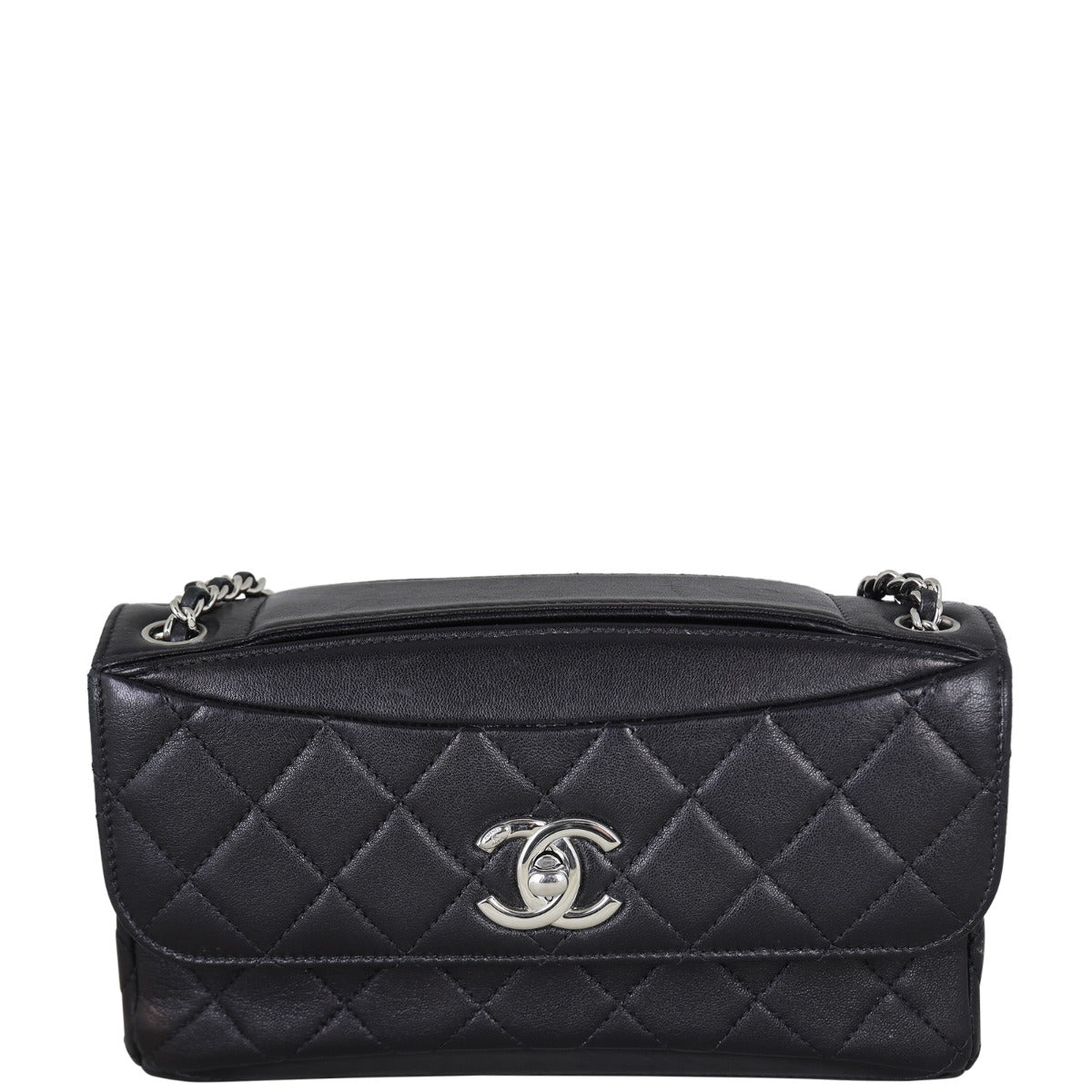 Chanel CC Single Flap Bag Front