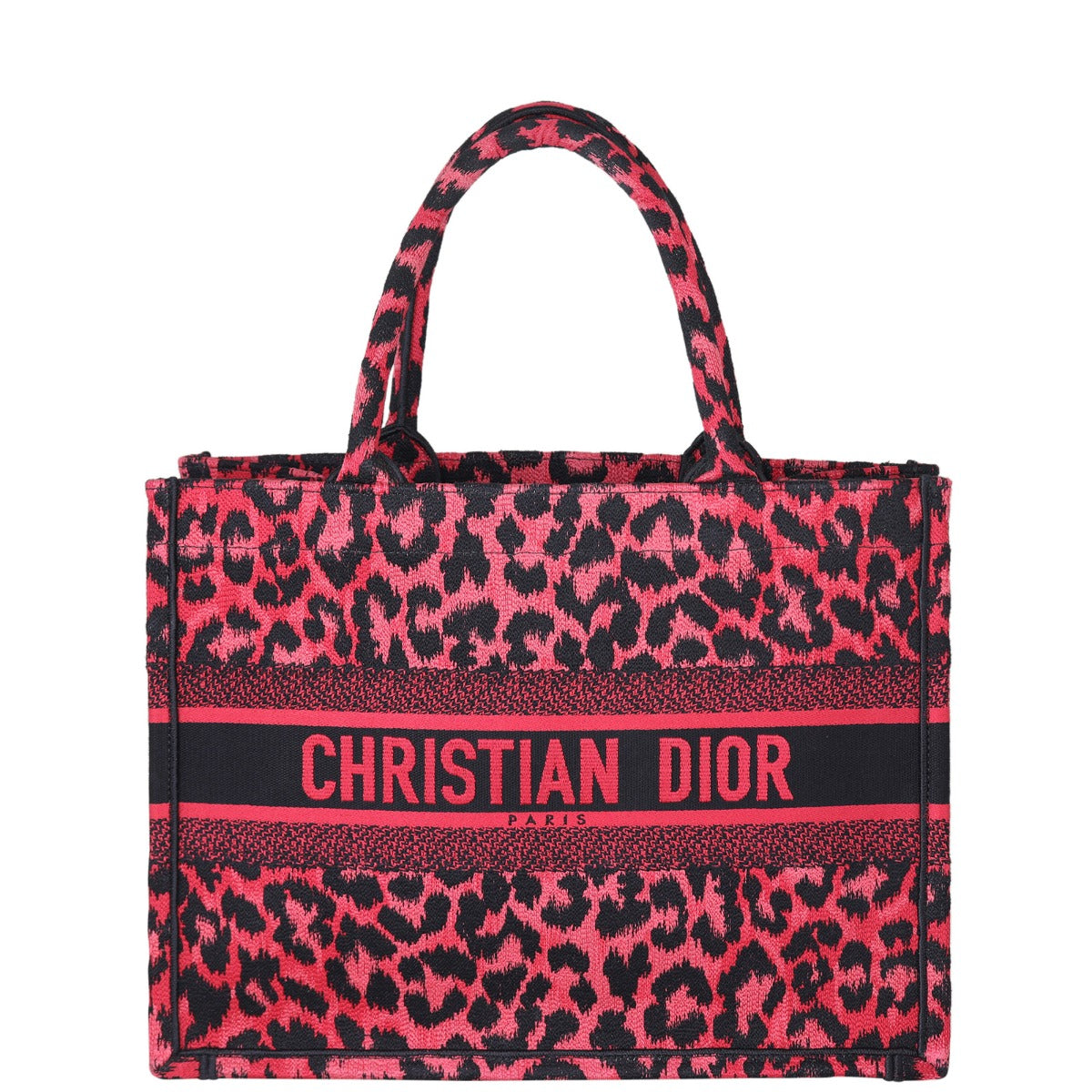 Dior Book Tote Medium Leopard Front