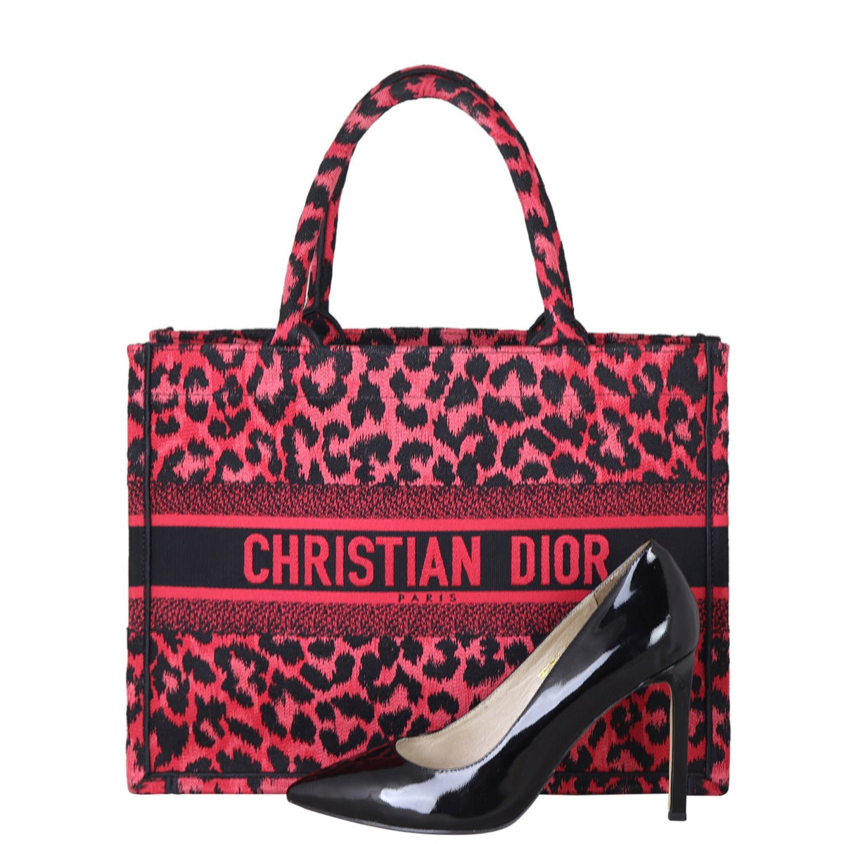Christian Dior Book Tote ヒョウ柄 Dior Book Tote Medium Leopard – Luxe.It.Fwd