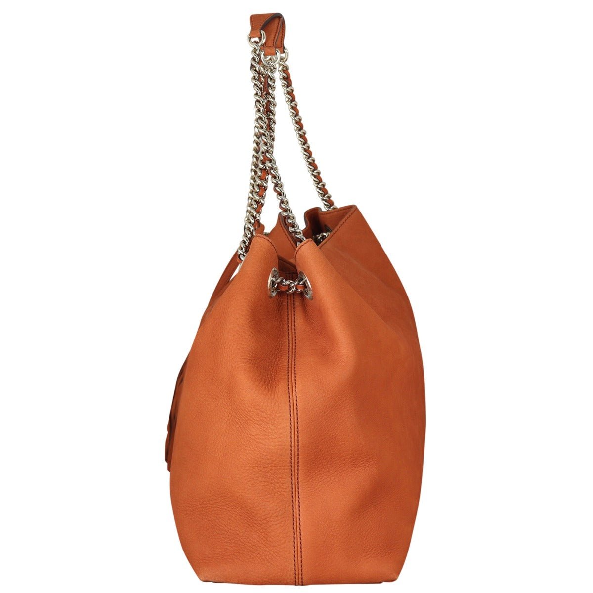 Gucci Soho Chain Shoulder Bag Medium (Tan) Side