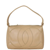Chanel Vintage CC Surpique Shoulder Bag Front