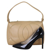 Chanel Vintage CC Surpique Shoulder Bag Shoe