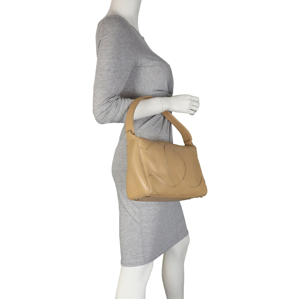 Chanel Vintage CC Surpique Shoulder Bag Mannequin