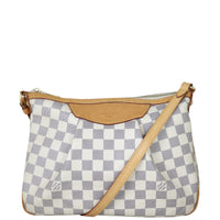 Louis Vuitton Siracusa PM Damier Azur Front With Strap