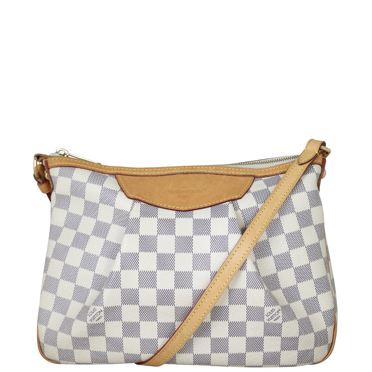 Louis Vuitton Siracusa PM Damier Azur Front With Strap