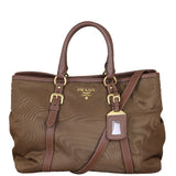 Prada Tessuto Vitello Daino Tote Front With Strap