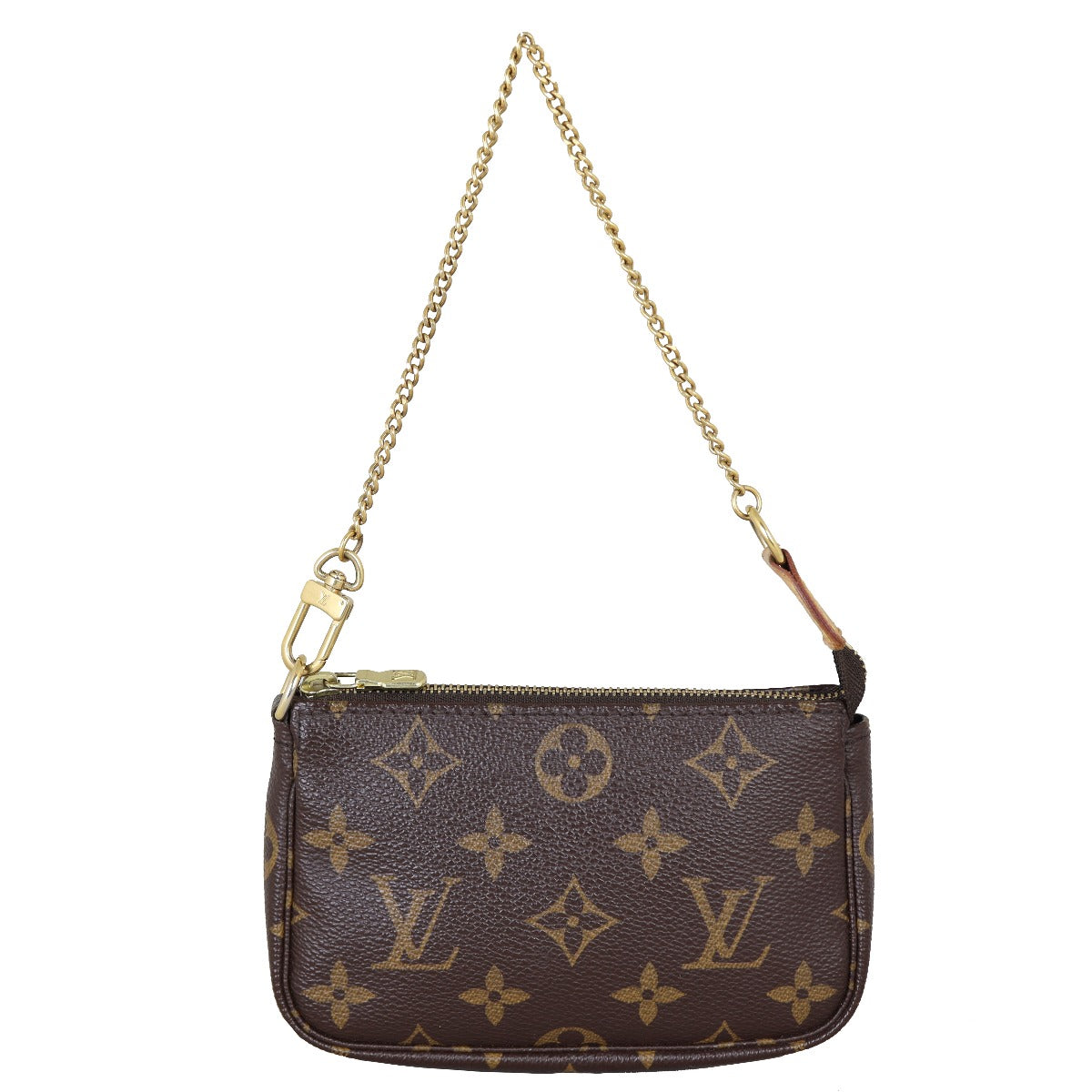 Louis Vuitton Mini Pochette Accessoires Monogram with Strap Front