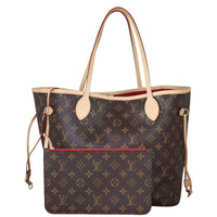 Louis Vuitton Neverfull MM Monogram Front With Pouch