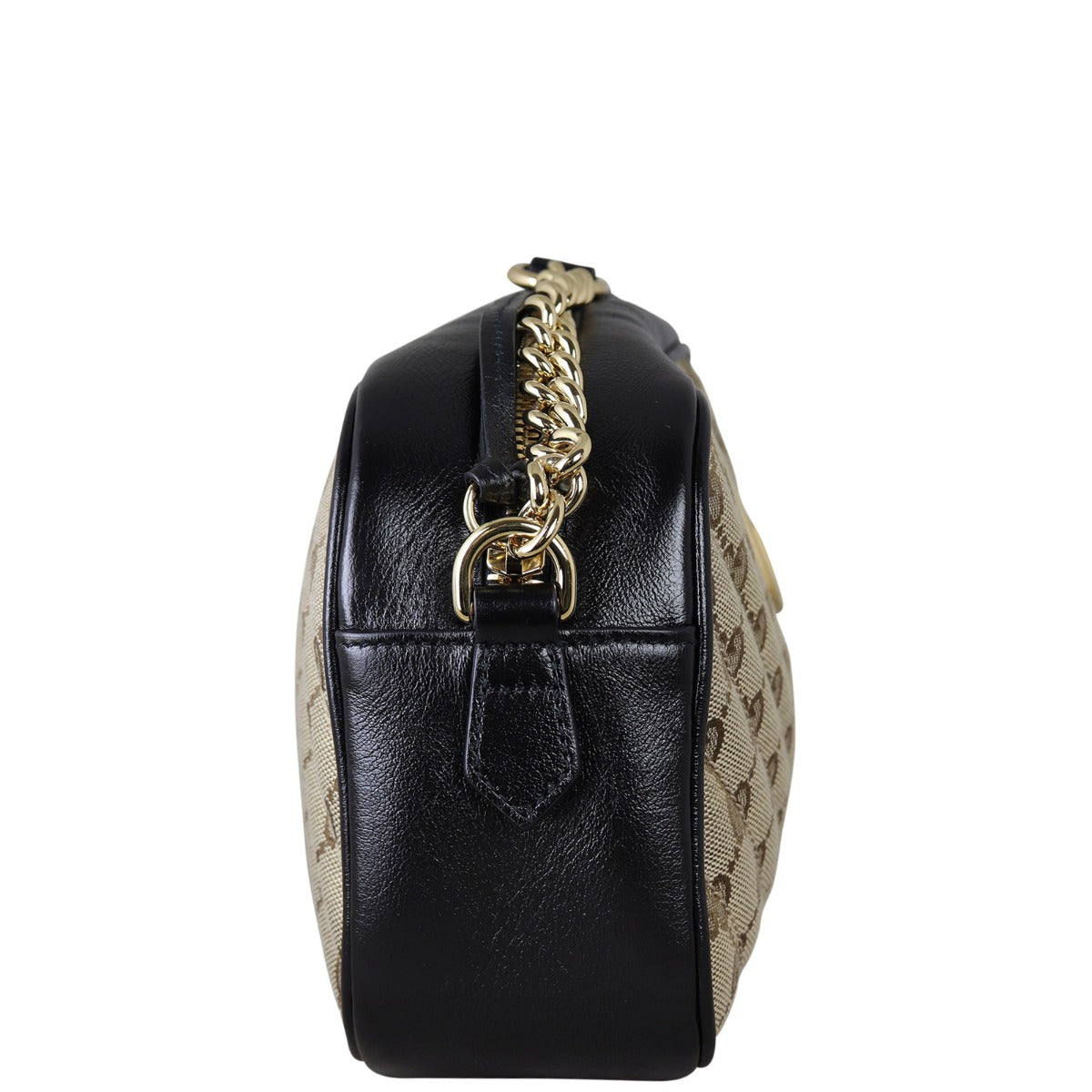 Gucci GG Canvas Marmont Small Camera Bag Side