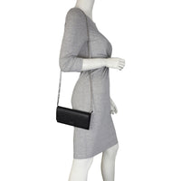 Prada Saffiano Wallet on Chain Mannequin