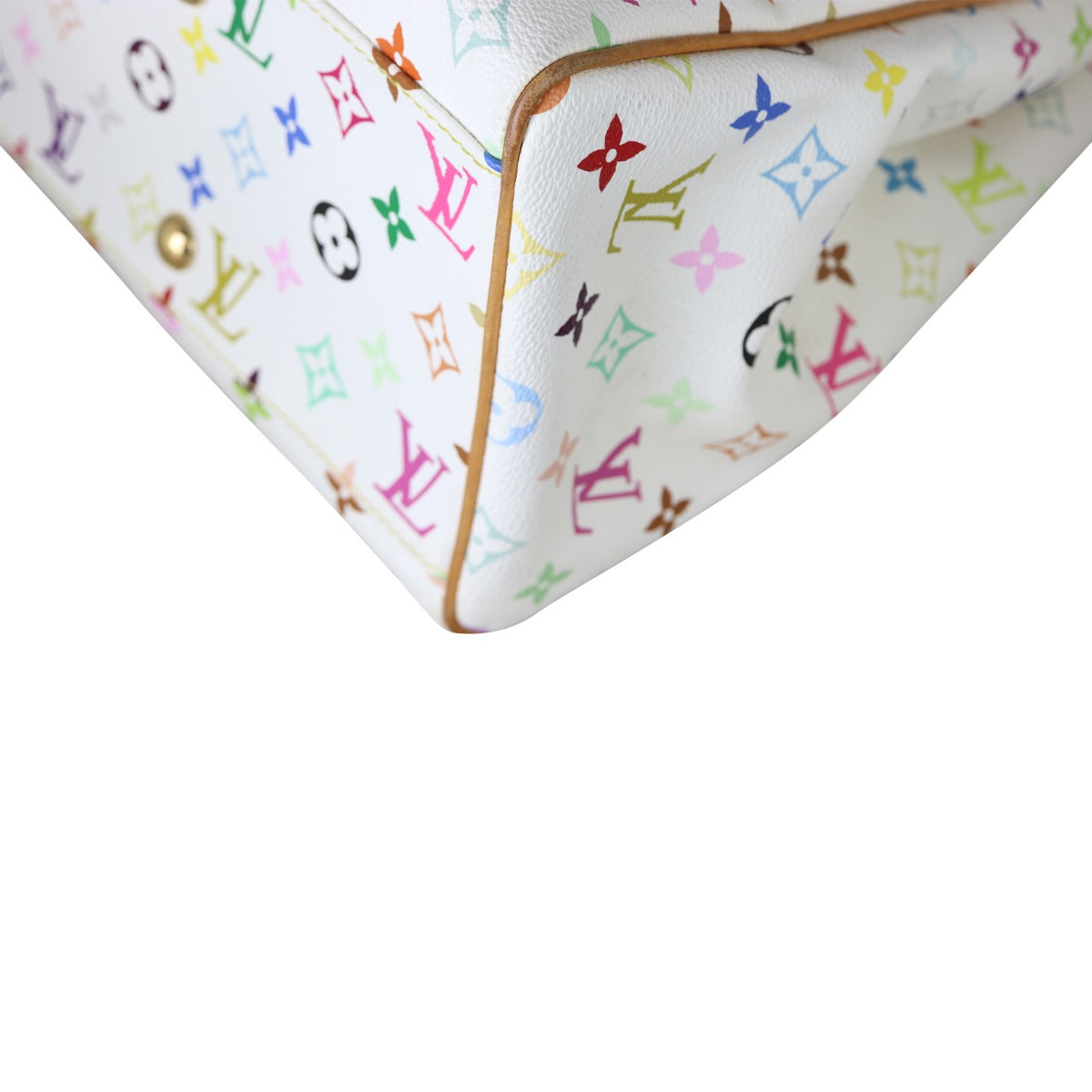 Louis Vuitton Aurelia GM Monogram Multicolore Corner Close up